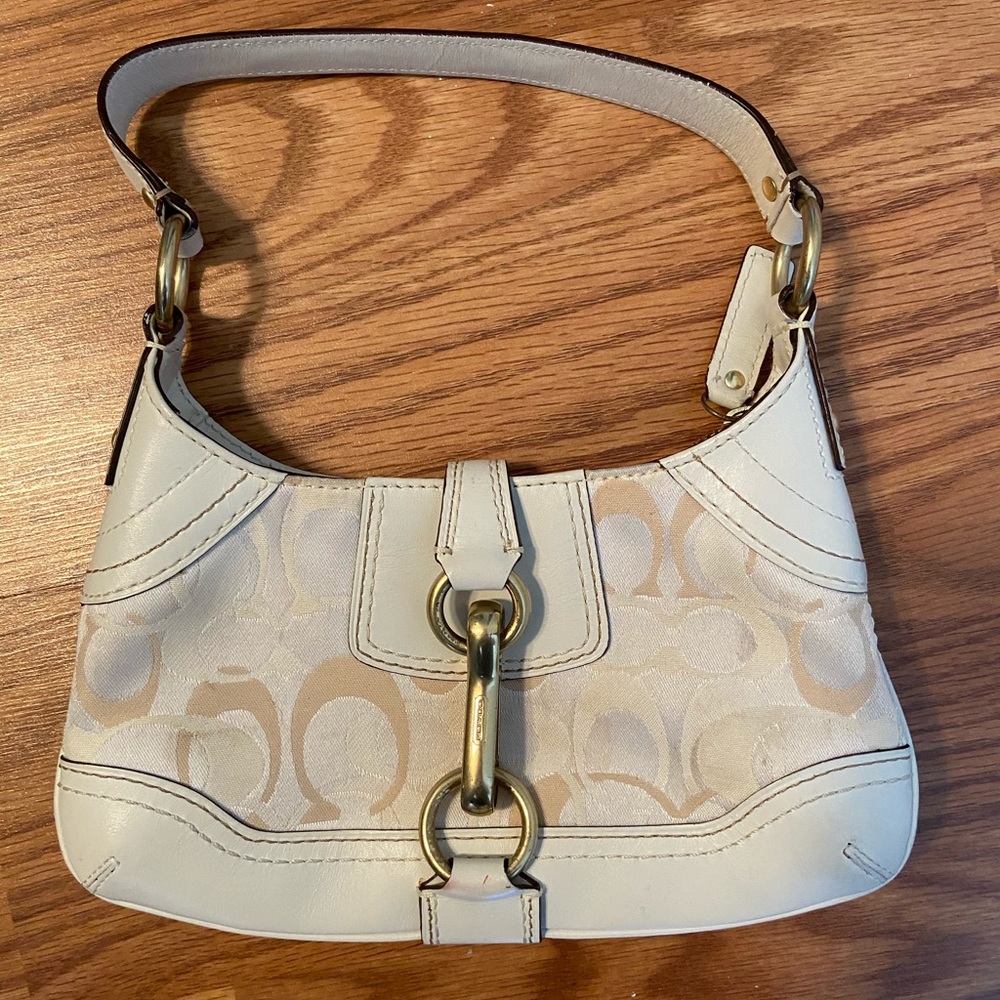 Small Cream Coach Bag